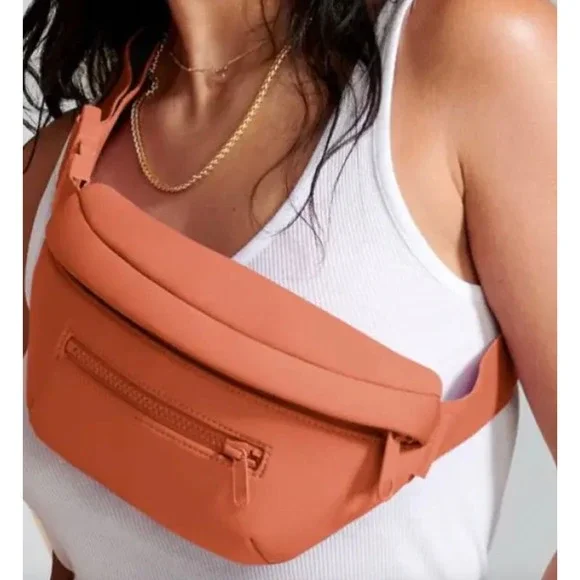 Dagne Dover The Ace Neoprene Belt Bag in Coyote