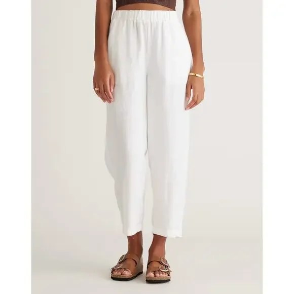 Quince Women’s 100% European Linen Pants Size L