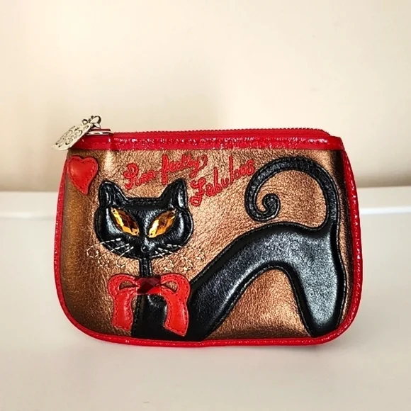 Brighton Purr-fectly Fabulous Crossbody/Wallet w/Free Brighton Flower Crossbody