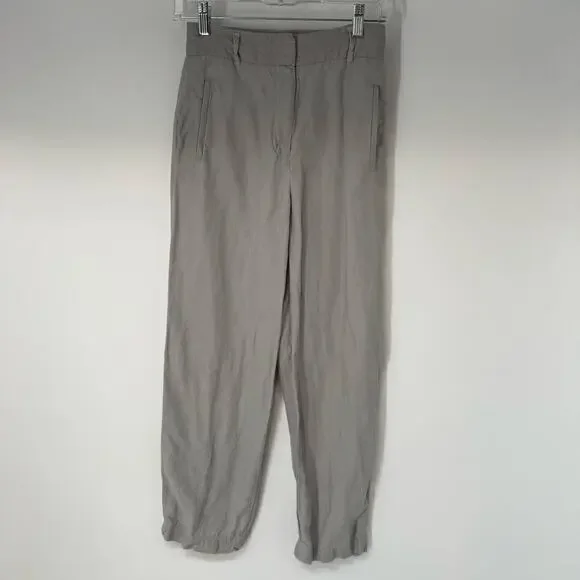 Wilfred Aritzia Jallade  Trouser Pants Womens 0 Brownish Gray High Rise