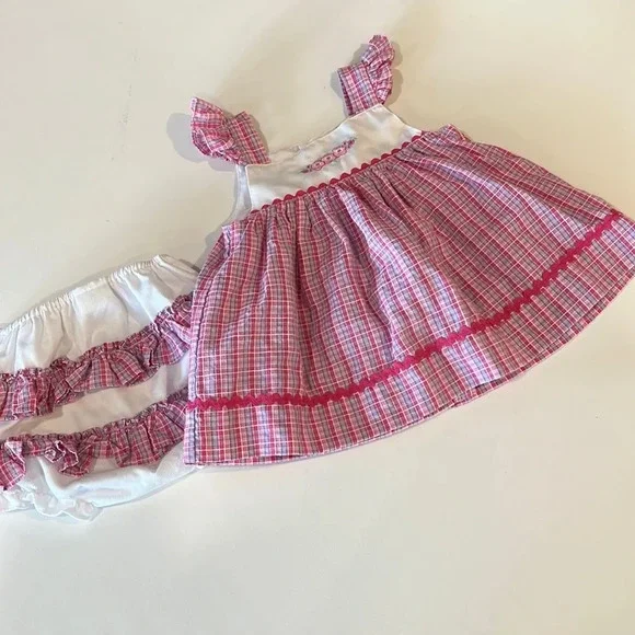 Carters Baby - 3-6 month, 2 pc plaid set