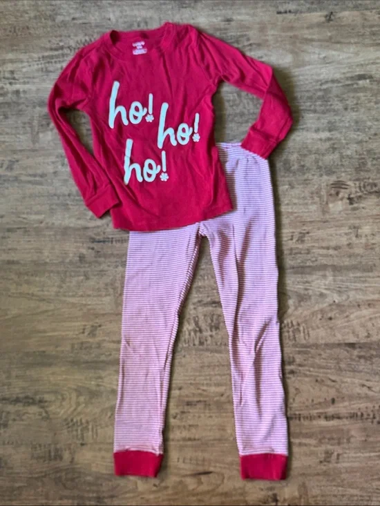 Carter's Red Holiday Top with White Graphic