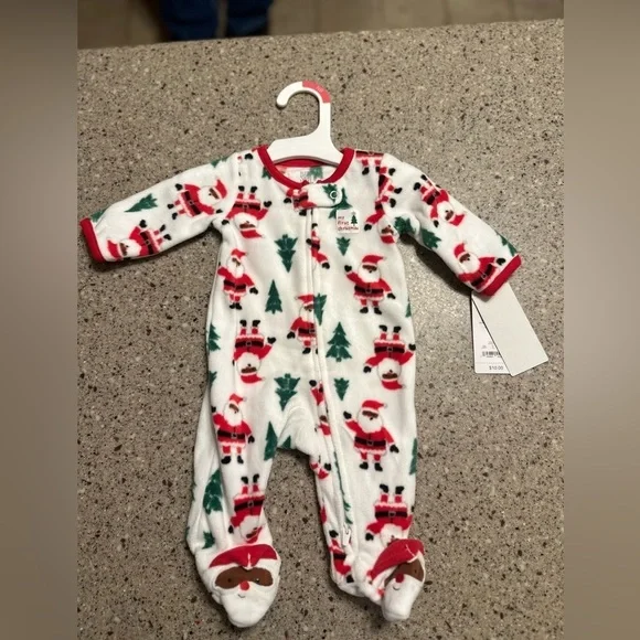 Carter’s Newborn My First Christmas Sleeper NWT