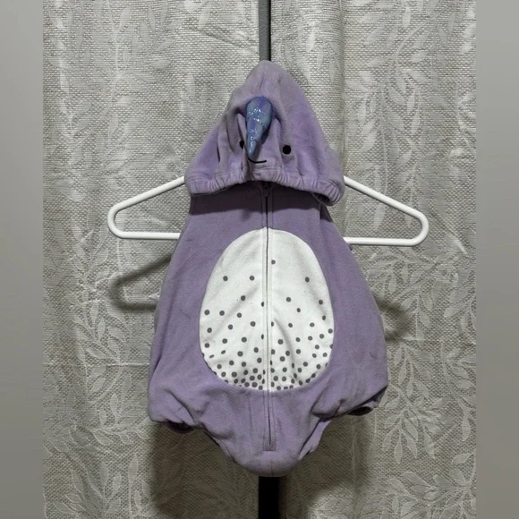 Carters 12 month lavender unicorn Halloween outfit