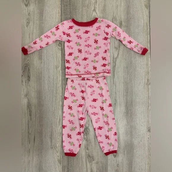 Carter’s 12 month girls peppermint candy pajamas
