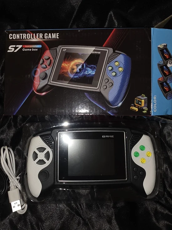 Handheld Game Console - White/Black
