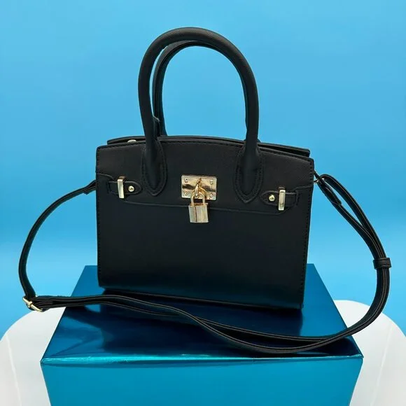Fashion Nova Women's Kelly‎ Evening Crossbody Handbag Purse, Black