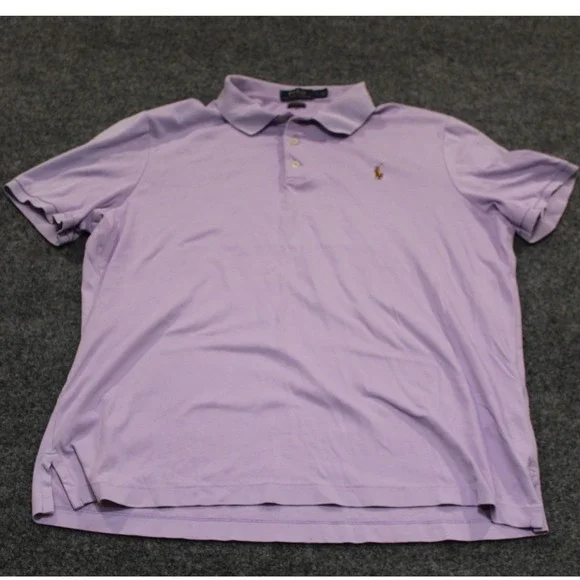 Polo Ralph Lauren Classic Fit Purple Polo‎ Shirt with Pony Logo