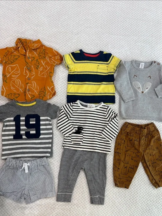 Carter’s Baby Boy 6M Clothing Bundle | 8 Pieces