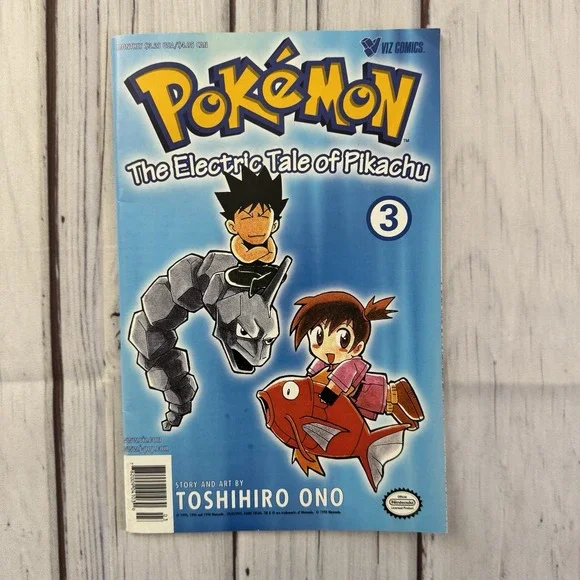 Pokémon The Electric‎ Tale of Pikachu Part 1 No. 3 Vintage 1998 Comic Book