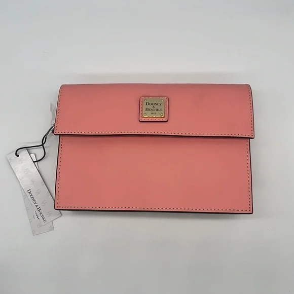 Dooney & Bourke Beacon East West Flap Crossbody Light Pink