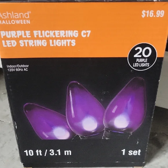 Ashland Purple LED String Lights. NOT FOR SALE