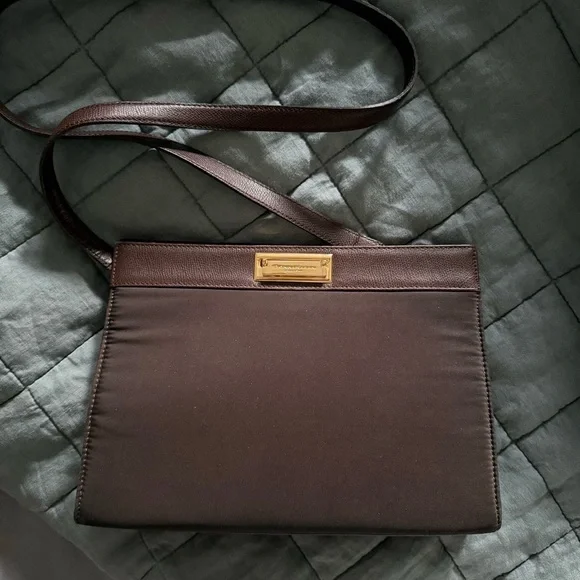 VTG Donna Karan Shoulder/Crossbody Bag~Brown