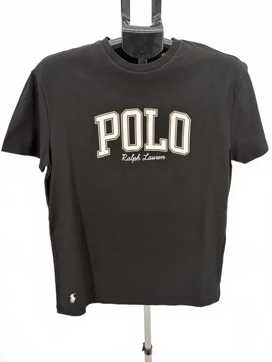 Classic Polo Ralph Lauren Black Logo T-Shirt‎ Classic Fit Size S