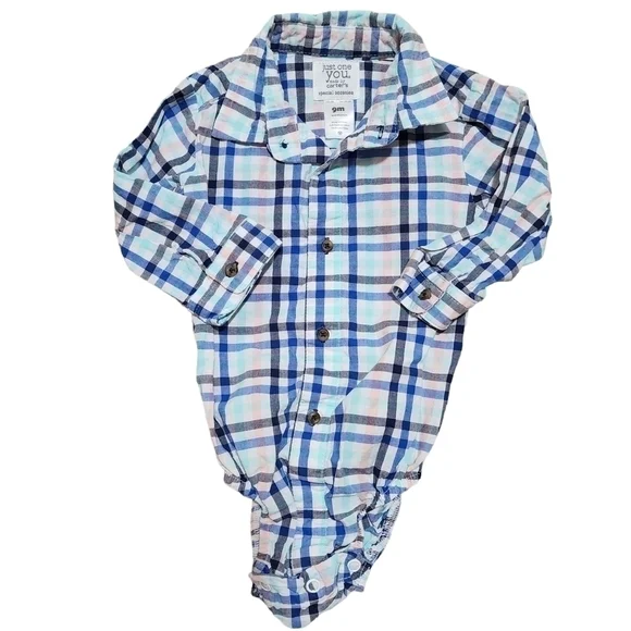 Carter's Just One You Special Occasion Button-down Onesie - 9 mos.