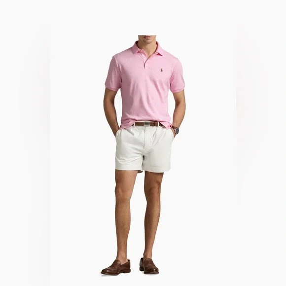 Polo Ralph Lauren Classic Fit Polo Shirt Pink 100% Cotton Pony Logo XXL