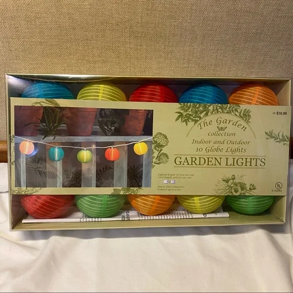 Garden lights 10 globe lights
