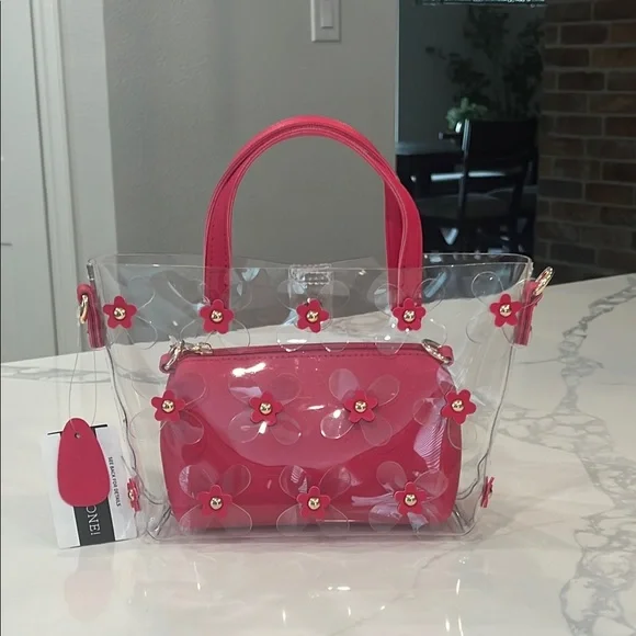 🌺Cute. Mini Clear CrossBody Bag..