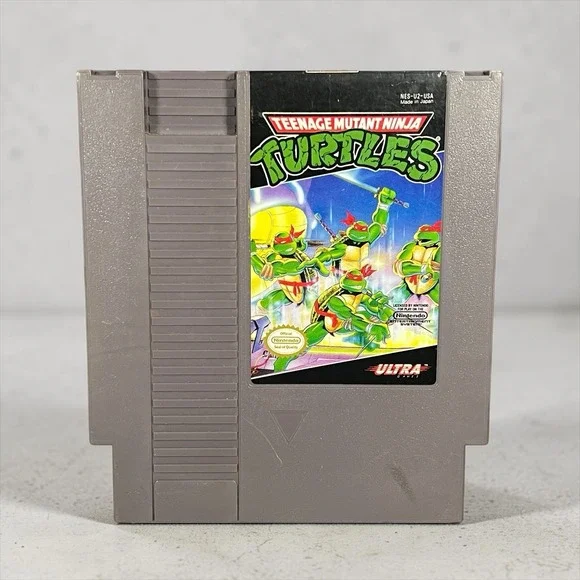 Teenage Mutant Ninja Turtles TMNT (Nintendo NES, 1989) Video Game Cartridge
