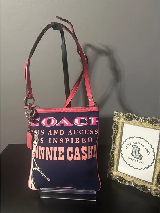 Coach Bonnie Cashin Canvas Crossbody with Kisslock Pocket
