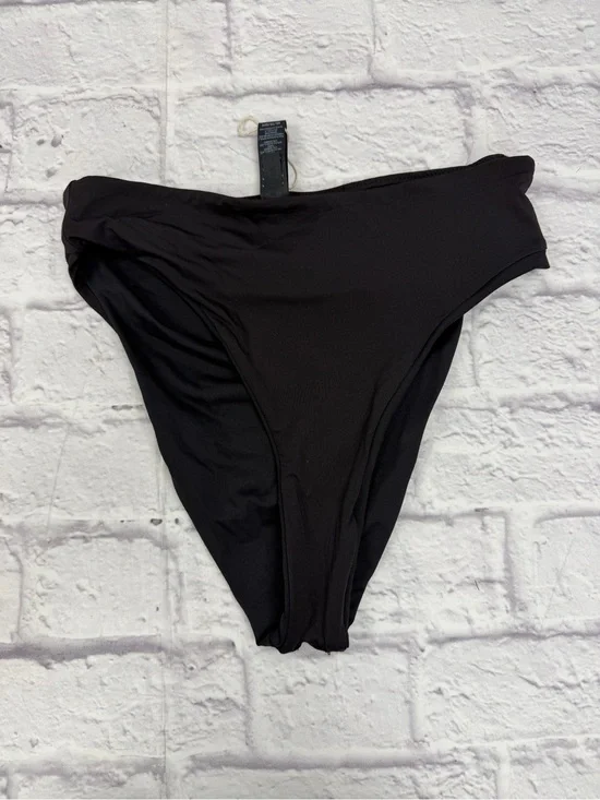 SKIMS Black Swim Bikini Bottoms NWOT's Sz XS Beach Pool Resortwear Euro Summer