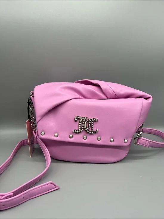 Juicy couture soft bow crossbody purse