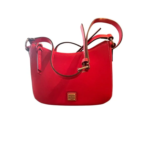 NWT Dooney & Bourke‎ Saffiano Leather Small Kiley Crossbody Color Tomato