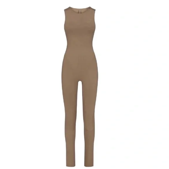 NWT‎ Skims Womens Sport Swim Full Length One Piece dessert SW-BSF-0070