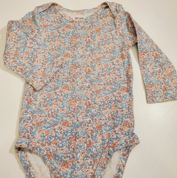 Carter's 9 Month Floral Onesie