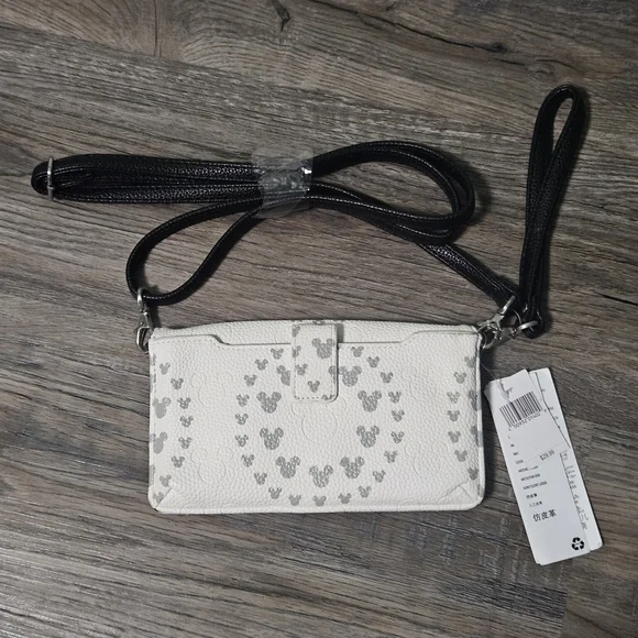 Disney Parks Mickey Mouse Icon Crossbody / Wristlet Wallet