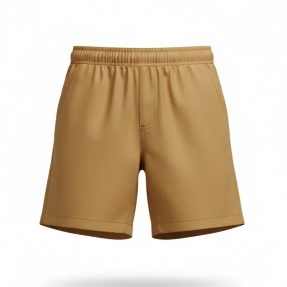 Carter's Tan BoysClassic Shorts Elastic Waist EUC Size 5 Front Pockets