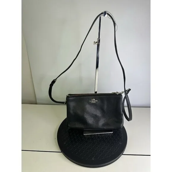 Coach Lyla Crossbody in Pebble Leather F38273 Black