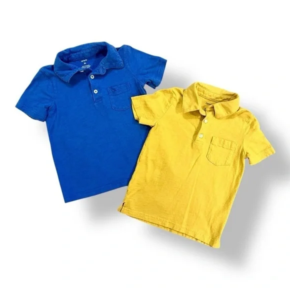 Carter’s | Bundle of Toddler Polo Shirts (4T) 💙💛