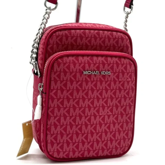 Michael Kors Medium NS Chain Xbody Bag Dark Raspberry