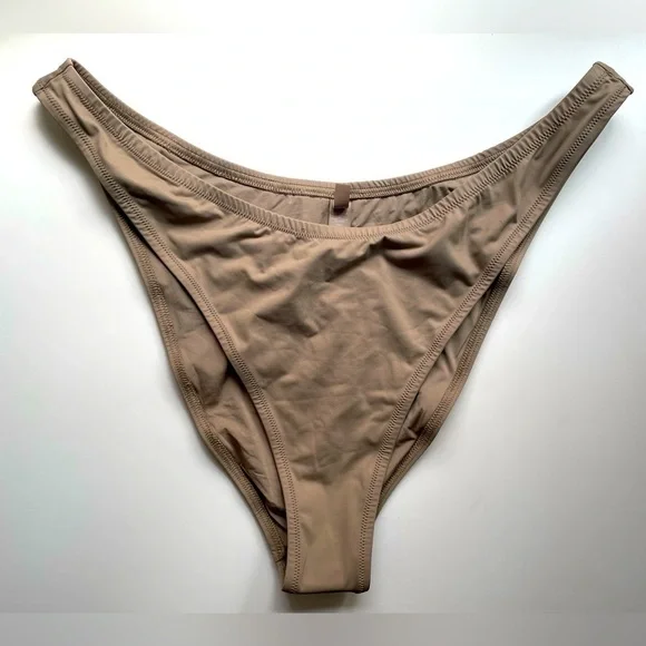 Skims Recycled Swim Cheeky Tanga Bikini Bottom in Desert Sz 3X NWT