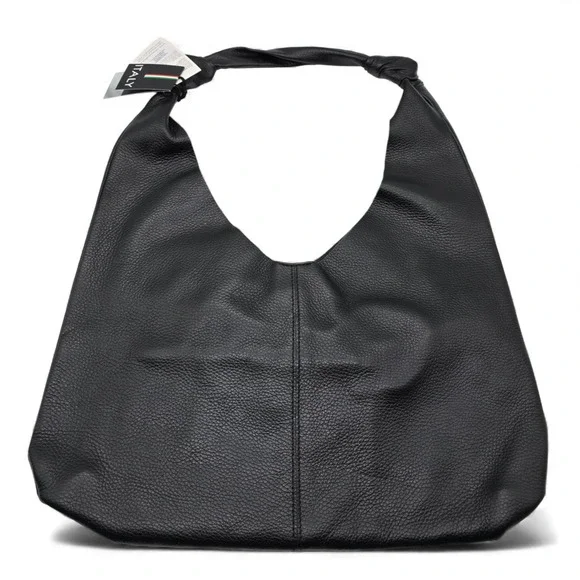 Italian Leather Hobo Bag VIOLA CASTELLANI Made in Italy Soft Unlined‎ Shoulder