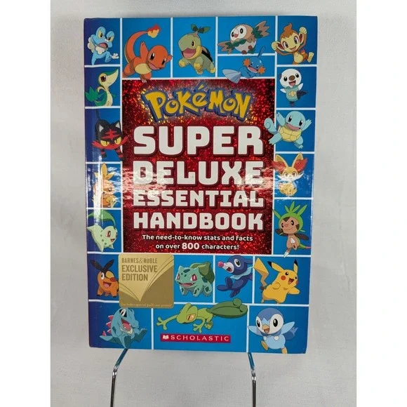 Pokemon Super Deluxe Essential Handbook Scholastic Exclusive HC (Hardcover)