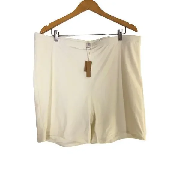 SKIMS Signature Swim Shorts Mid Waist Marble White NWT Size 4X