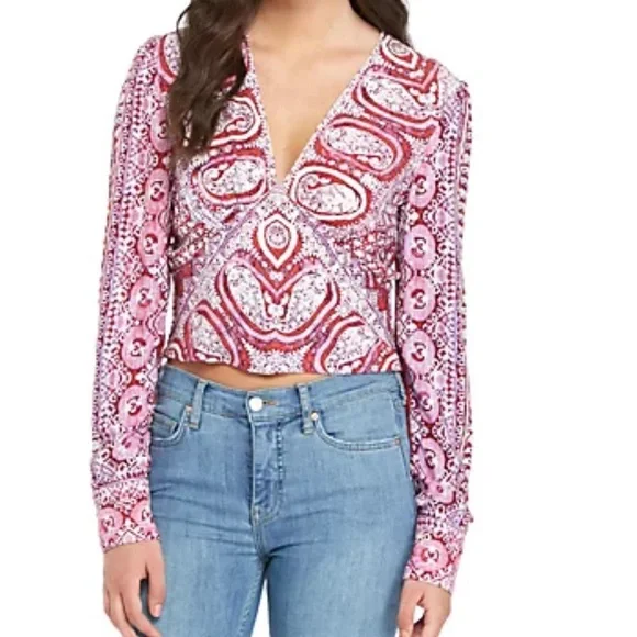 Free People Wild and Free Blouse