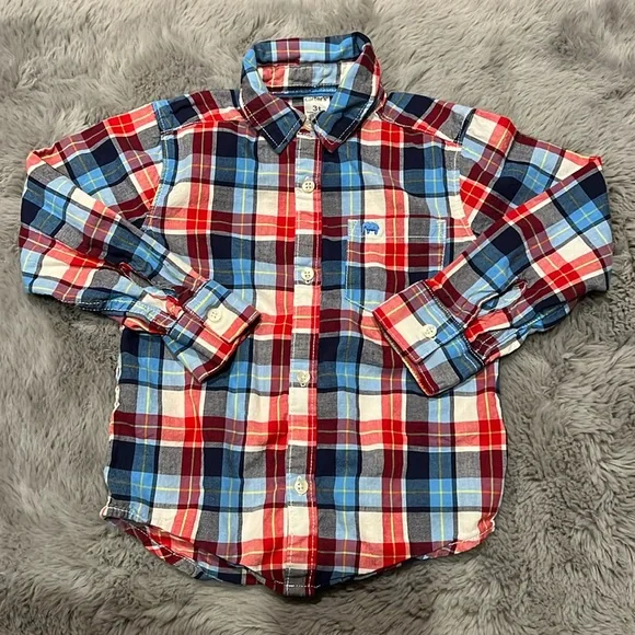 Carter’s Plaid Button Up Shirt