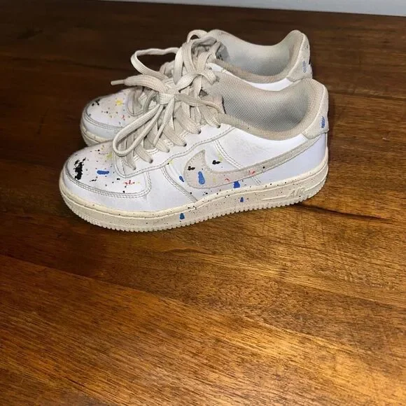 Nike Air Force 1 Paint Splatter Sneakers