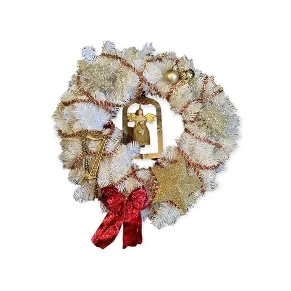 Vintage Ornaments Hope Angel Wreath
