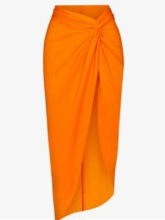 SKIMS Swim Sarong Maxi Skirt