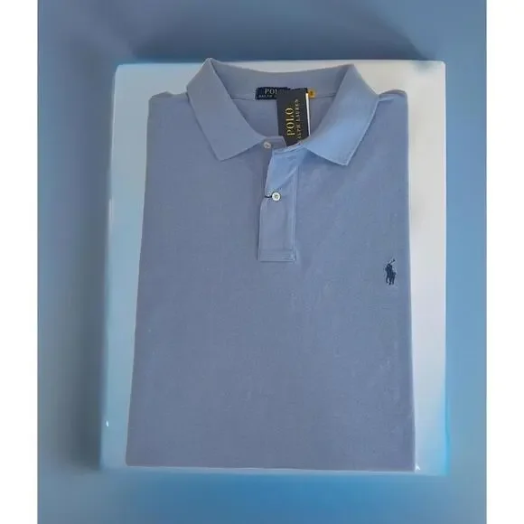 $110 Polo Ralph Lauren Men's Blue Polo Shirt BIG&TALL  4XLT