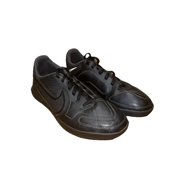 New Nike Tiempo DA13332-001 Shadow‎ Pack Indoor Soccer Black Shoes Size Youth 4