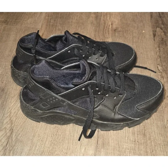 Nike Kids Youth‎ Air Huarache Run SE (GS) Running Sneakers Shoes Black Size 6.5