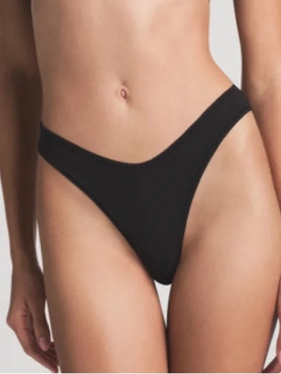 NWT Skims Signature Swim Cheeky Tanga Bikini Bottom