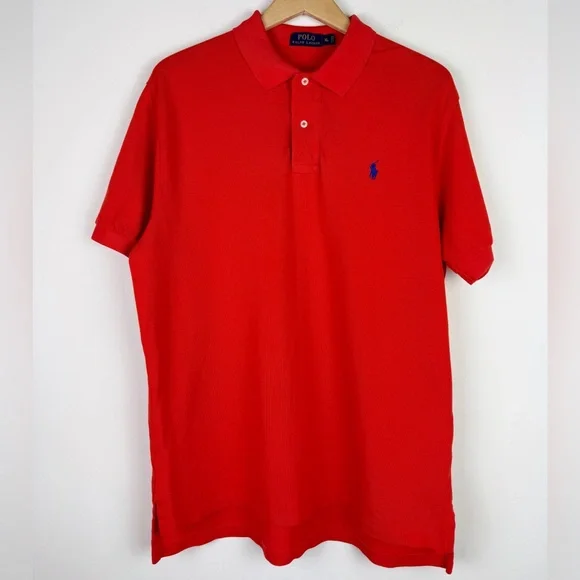 Polo Ralph Lauren Red-Orange Iconic Polo Shirt