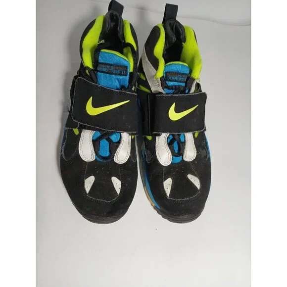 Size 6.5 Y- Nike Air Diamond Turf 2 2012 Red Gold