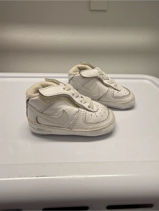 Nike Baby Leather Velcro Sneakers